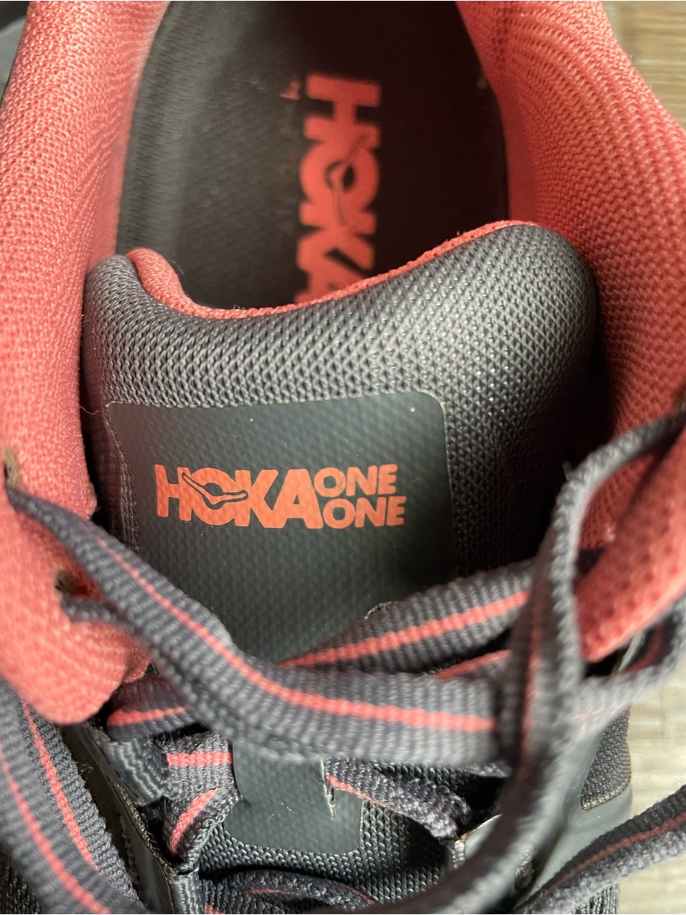 HOKA One One Gaviota 2 Women's Running Shoe in Dark Shadow / Lantana, Size 11 - Picture 10 of 12